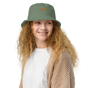 Waves | Embroidered Organic bucket hat