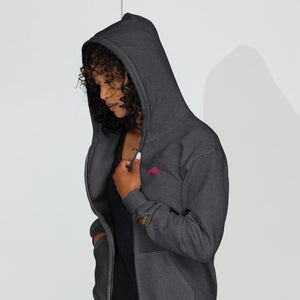 Hard Headed | Embroidered Unisex heavy blend zip hoodie
