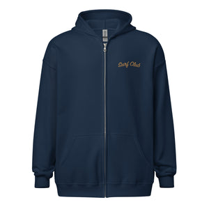Surf Club | Embroidered Unisex heavy blend zip hoodie
