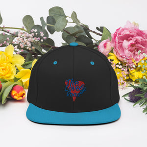 The Lovely Road | Embroidered Snapback Hat