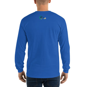 Blue Heron | Embroidered Long Sleeve Shirt