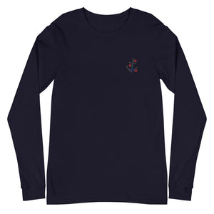 Anchor | Embroidered Unisex Long Sleeve Tee