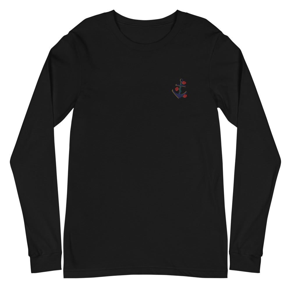 Anchor | Embroidered Unisex Long Sleeve Tee