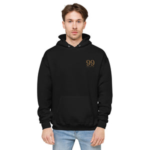 Imperfectly Perfect | Embroidered Unisex fleece hoodie