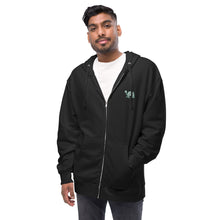 Load image into Gallery viewer, Turtle | Unisex Embroidered zip up hoodie