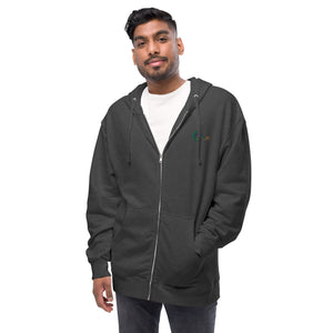 Bright Side Lifestyle Logo | Unisex fleece zip up hoodie
