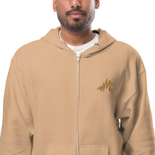 Load image into Gallery viewer, Waves | Unisex fleece zip up hoodie
