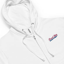 Load image into Gallery viewer, Sand Bar | Embroidered Unisex fleece zip up hoodie