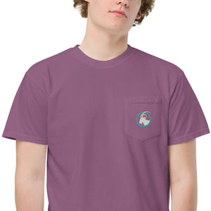Goat | Unisex garment-dyed pocket t-shirt