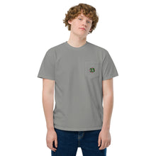 Load image into Gallery viewer, Backroads &amp; Sunsets | Unisex garment-dyed pocket t-shirt