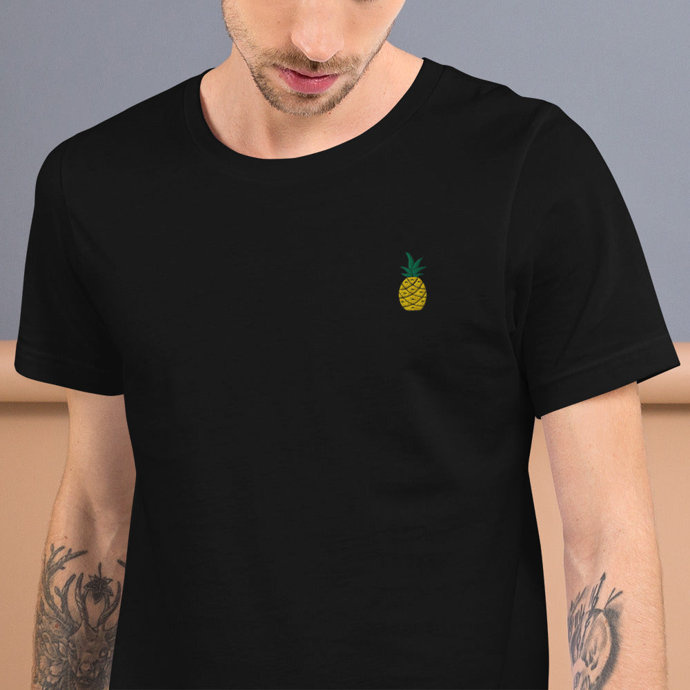 Pineapple | Embroidered Unisex T-Shirt