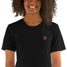 Load image into Gallery viewer, Strawberry | Embroidered Unisex T-Shirt