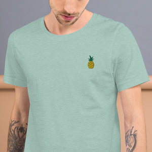 Pineapple | Embroidered Unisex T-Shirt