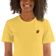 Load image into Gallery viewer, Strawberry | Embroidered Unisex T-Shirt