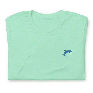 Dolphin | Unisex Embroidered tee