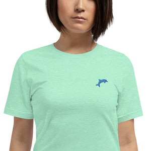 Dolphin | Unisex Embroidered tee