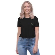 Load image into Gallery viewer, Lime | Embroidered Crop Tee