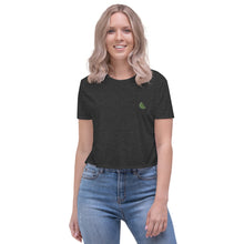 Load image into Gallery viewer, Lime | Embroidered Crop Tee